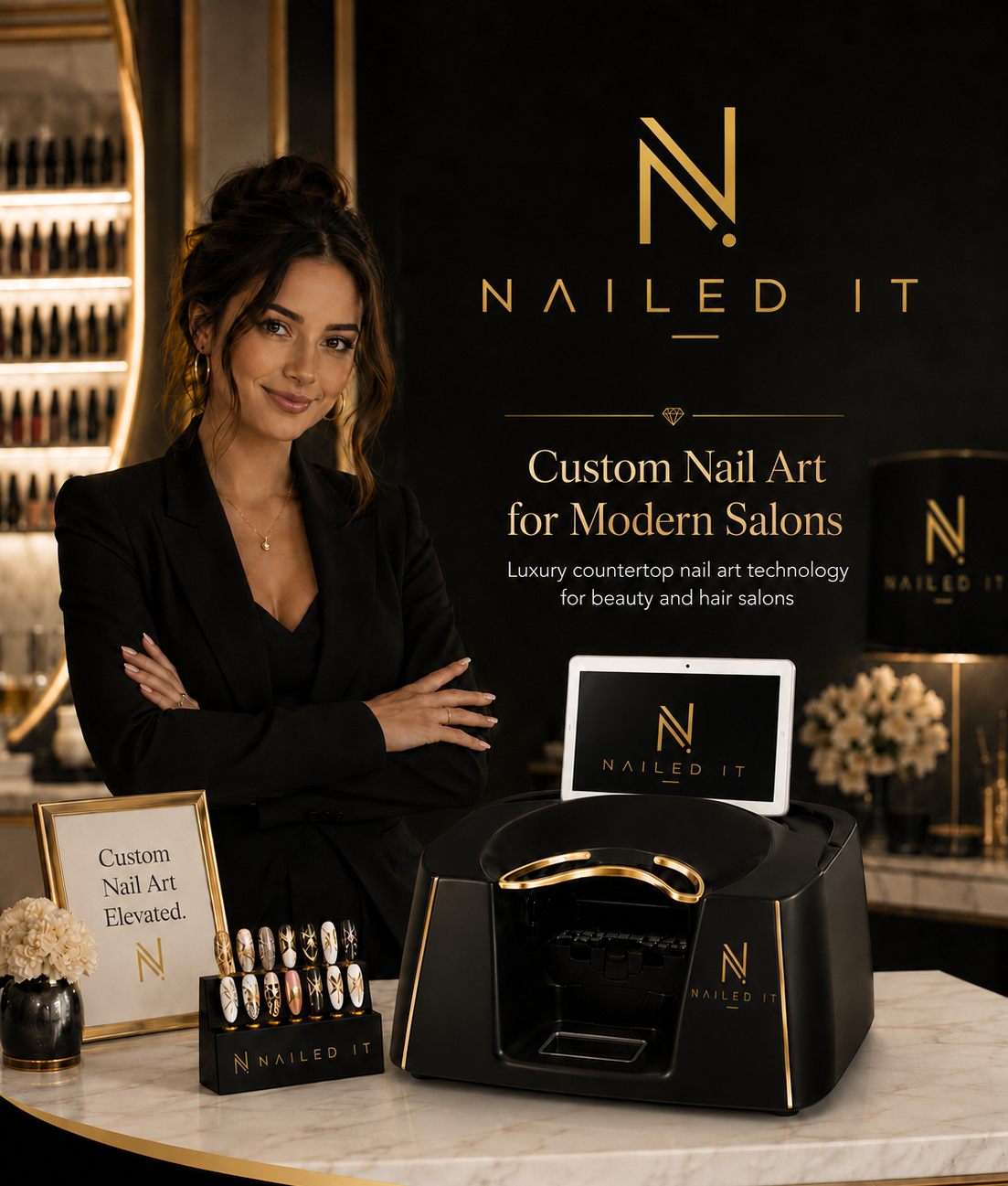Custom nail art for modern salons