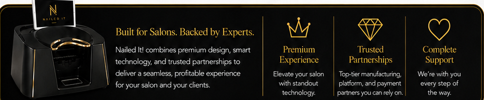 Built for salons, backed by experts